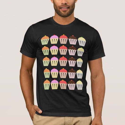 Birthday CUPCAKE T-shirts (Voorkant)