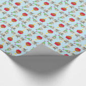 Birthday Cupcake Weimaraner Wrapping Paper Cadeaupapier (Hoek)