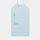 Birthday Cupcake Westie Gift Labels Cadeaulabel (Achterkant)