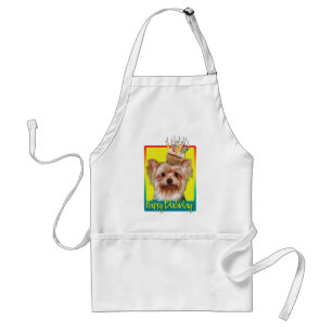 Birthday Cupcake - Yorkshire Terrier Standaard Schort