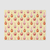 Birthday Cupcakes en Polka Dot Tissuepapier (Voorkant)