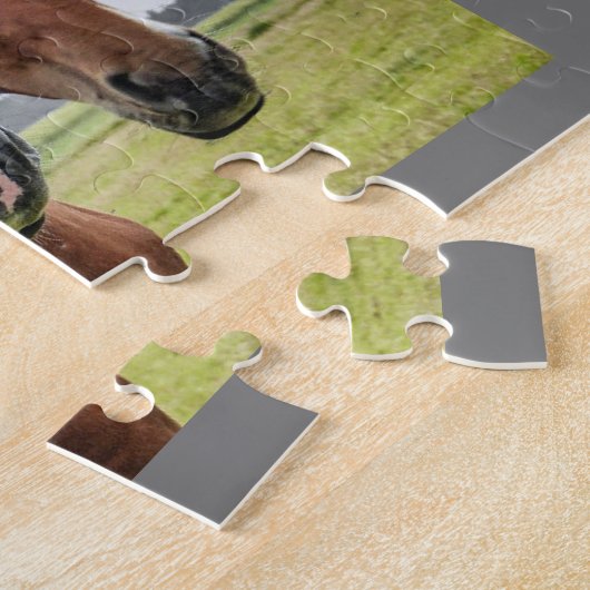 Birthday Custom Name Horse Lover  Legpuzzel (Zijkant)
