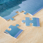 Birthday Custom Name Mountain Lake Canoe Wildernes Legpuzzel (Zijkant)