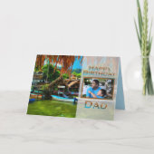 Birthday Dad Mismaloya River 0331 Kaart (Voorkant)