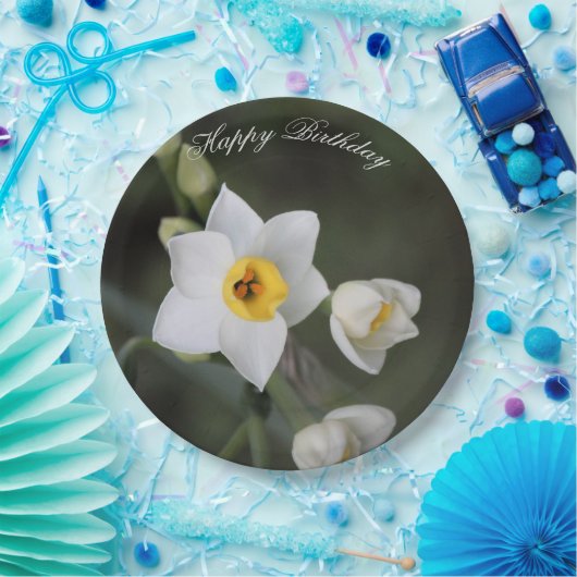 Birthday Daffodil Paper Bord (Feest)
