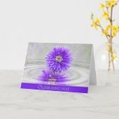 Birthday Dahlia Kaart (Gele Bloem)