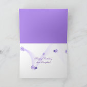 Birthday Dahlia voor dochter Kaart (Binnen)