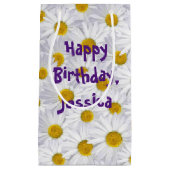 Birthday Daisies Klein Cadeauzakje (Voorkant)