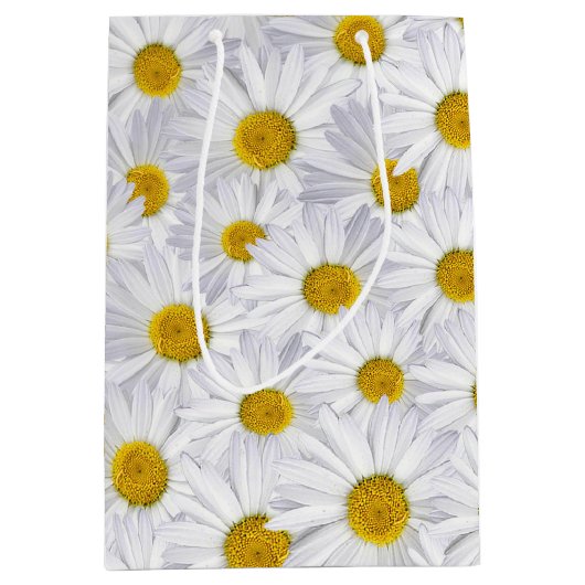 Birthday Daisies Medium Cadeauzakje (Voorkant)