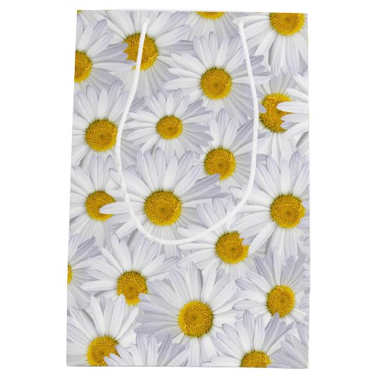 Birthday Daisies Medium Cadeauzakje (Achterkant)