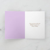 Birthday daisy bouquet in laarzen kaart (Binnen)