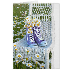 Birthday Daisy Bouquet in Paars Sneakers