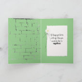 Birthday Daisy Bouquet op Brick Kaart (Binnen)