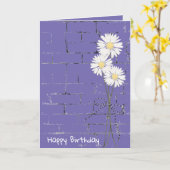 Birthday Daisy Bouquet op Brick Kaart (Gele Bloem)