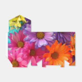 Birthday Daisy Favor Box Bedankdoosjes (Uitgevouwen)