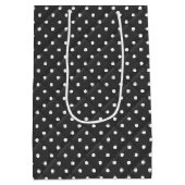 Birthday Daisy on Polka Dots medium Gift Bag Cadeauzakje (Achterkant)