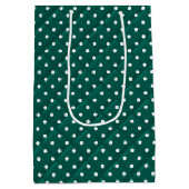 Birthday Daisy on Polka Dots medium Gift Bag Medium Cadeauzakje (Achterkant)