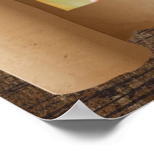 Birthday Dan Foto en nu Foto Poster (Hoek)