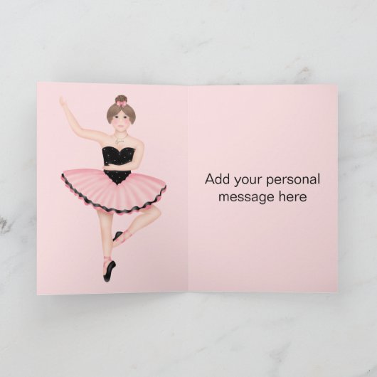 Birthday Dance Kaart (Binnen)