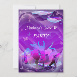 Birthday Dance Party Kaart
