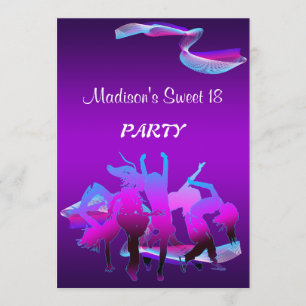 Birthday Dance Party Kaart