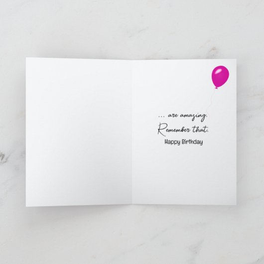 Birthday Dancing Old Lady  Kaart (Binnen)