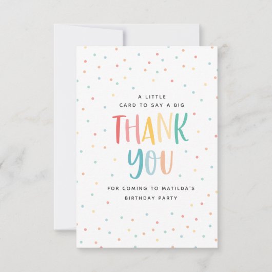 Birthday dank je cadeautje (Voorkant)