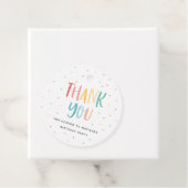 Birthday dank je cadeautje bedankjes labels (In situ)