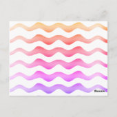 Birthday Dank je Kinder Foto Briefkaart Roze meisj (Achterkant)