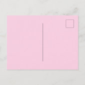 Birthday Dank je Kinder Foto Briefkaart Roze meisj (Achterkant)