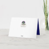 Birthday Daughter Beauful Colorful Peacock Kaart (Achterkant)