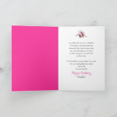 Birthday Daughter BeauightFlowers High Hiel Shoe Kaart (Binnen)