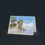 Birthday Daughter Cutie Pie Collectie strandleven Kaart<br><div class="desc">Birthday Daughter Cutie Pie Collectie strandleven</div>