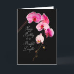 BIRTHDAY - DAUGHTER - FUCHSIA ORCHIDS KAART<br><div class="desc">ZIE HETZELFDE AFBEELDING VOOR VEEL ANDERE CATEGORIEËN</div>