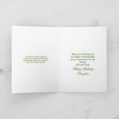 BIRTHDAY - DAUGHTER-IN-LOVE - KONIES/BOW KAART (Binnen)