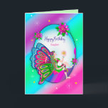Birthday Daughter Magical Colorful Butterfly Fairy Kaart<br><div class="desc">Het heldere met levendige kleuren is deze mooie vlinderfee die een klein lief meisje een gelukkige verjaardag wil geven. Bekijk andere producten en kaarten met dezelfde of vergelijkbare afbeeldingen.</div>