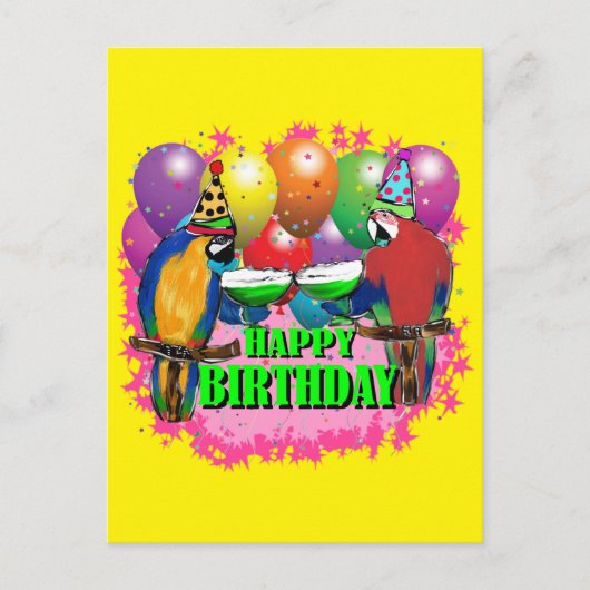 BIRTHDAY-DELEN BRIEFKAART (Voorkant)