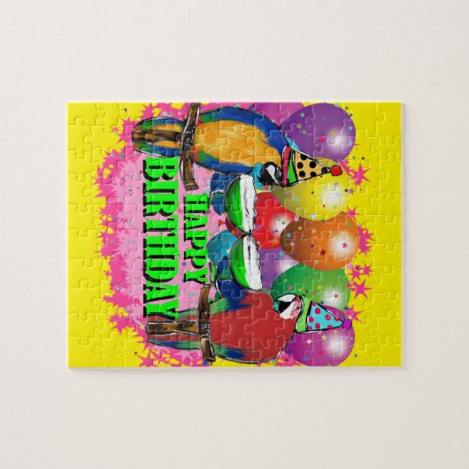 BIRTHDAY-DELEN LEGPUZZEL (Horizontaal)