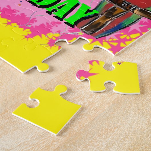 BIRTHDAY-DELEN LEGPUZZEL (Zijkant)