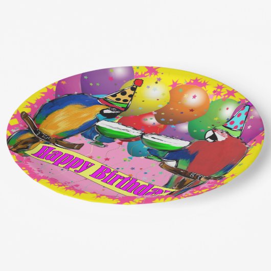 BIRTHDAY-DELEN PAPIEREN BORDJE (Gekanteld)