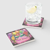 BIRTHDAY-DELEN STENEN ONDERZETTER (Zijkant)