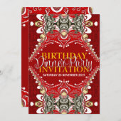 Birthday Dinner Party (Groot-Brittannië) Kaart (Voorkant / Achterkant)