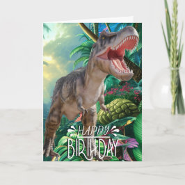 Birthday Dinosaur Kinder Jurassic World Kaart