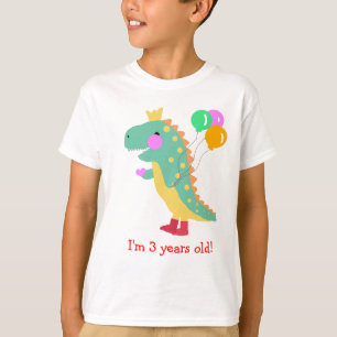 Birthday Dinosaur kinder Shirt