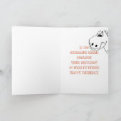 Birthday Dinosaur (Kleur me) Kaart (Binnen)