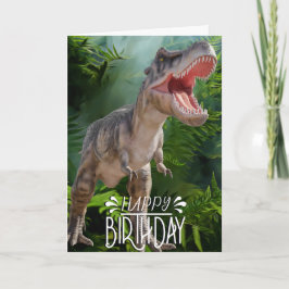 Birthday Dinosaur Oerwoud Jurassic World Kaart