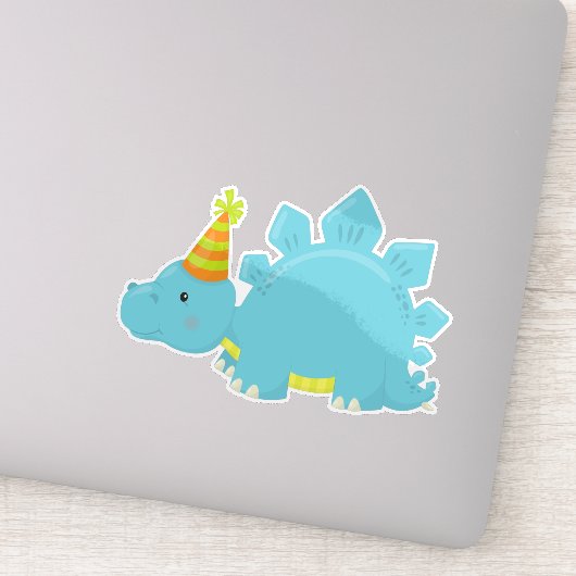 Birthday Dinosaur, Party Dinosaur, Party Pet, Dino Sticker (Detail)
