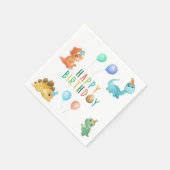 Birthday Dinosaur Servet (Hoek)