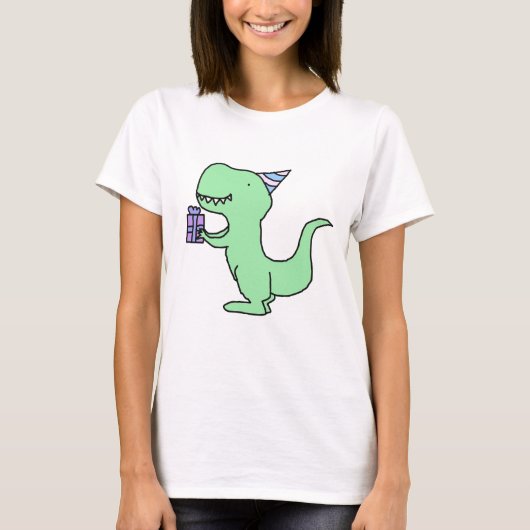 Birthday Dinosaur T-shirt (Voorkant)