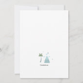 Birthday Dinosaur Wenskaart (Achterkant)